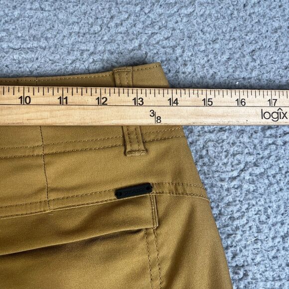 PrAna Chino Shorts Womens 2 Embark Brown Alana Casual Stretch Trails Waist 27 - Picture 10 of 11